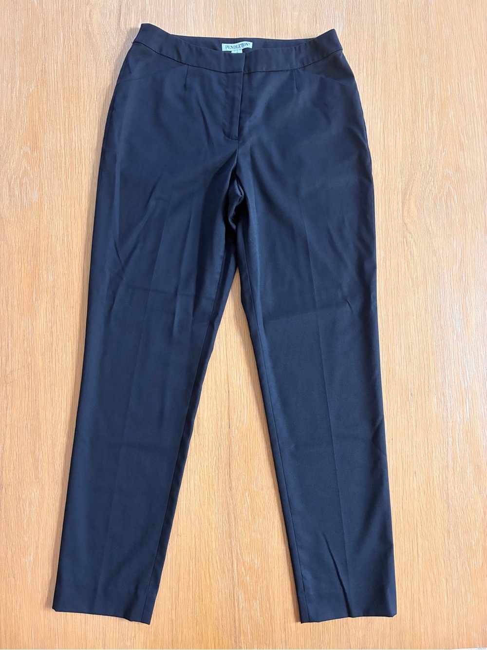 Pendleton-Wool Blend-Black Straight Leg-Work Pant-Trouser-Office-Business-4